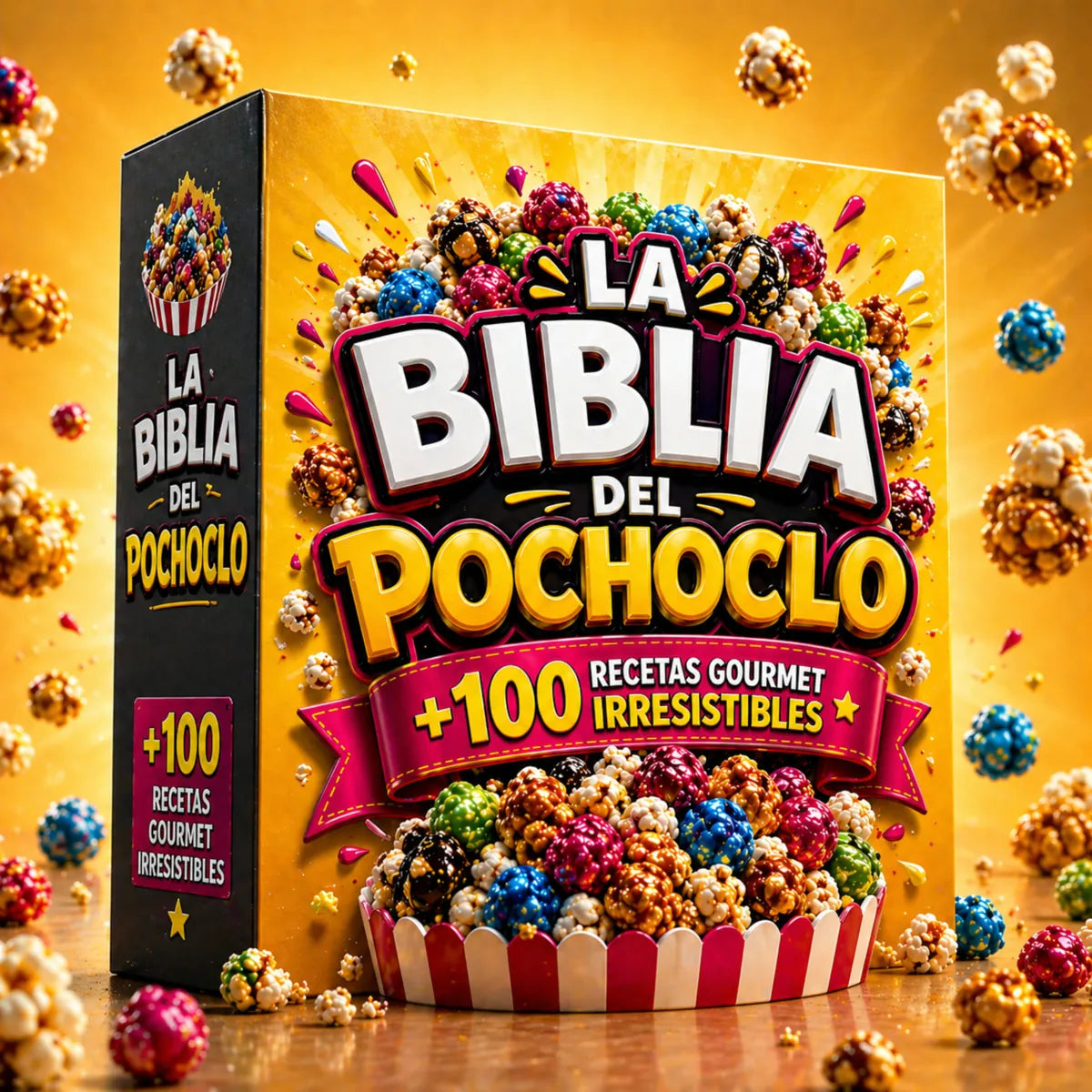 🍿LA BIBLIA DEL POCHOCLO 📖+100 RECETAS GOURMET + 📹VIDEOS + 🎁 7 BONUS GRATIS